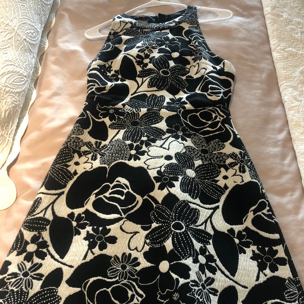 Zara Basics Open Back Floral Dress